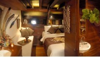 Luxury accommodation aboard Silolona